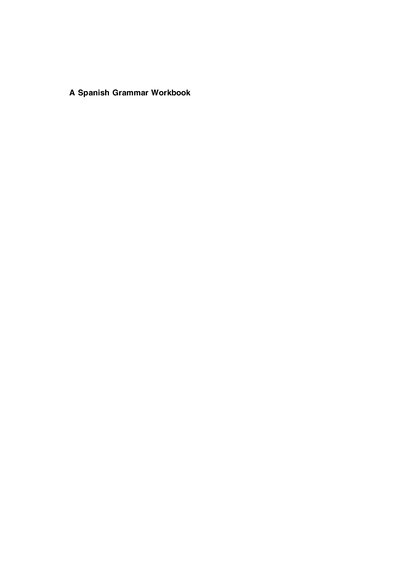 A Spanish Grammar Workbook ( PDFDrive )