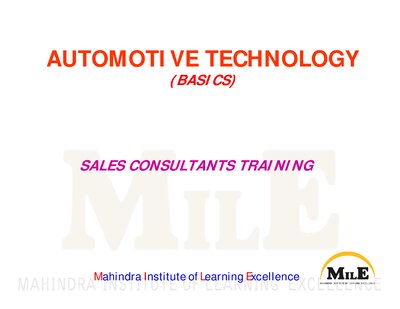automobile basics