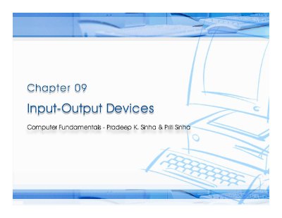 IO Devices  computer fundamentals